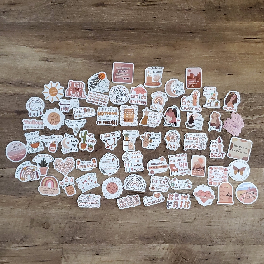 5/$15 Inspirational Sticker Pack